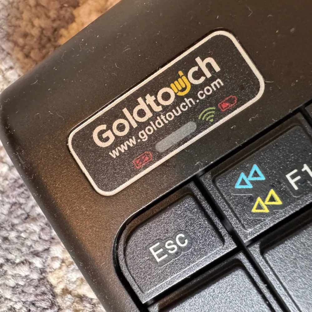 Goldtouch Portable Black Foldable and Adjustable Keyboard